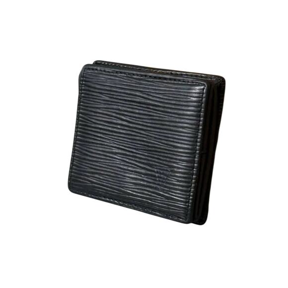 Louis Vuitton Black Epi Leather Porte Monnaie Boite Coin Case Wallet M63697 - Picture 8 of 11